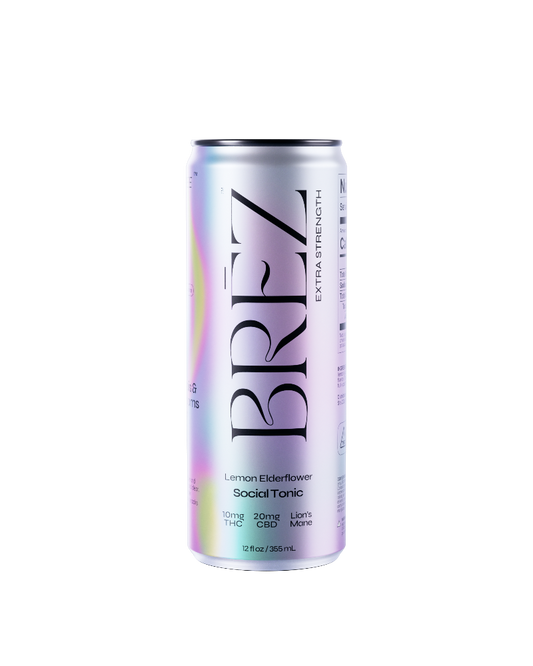 BRĒZ | 10mg Lemon Elderflower Social Tonic