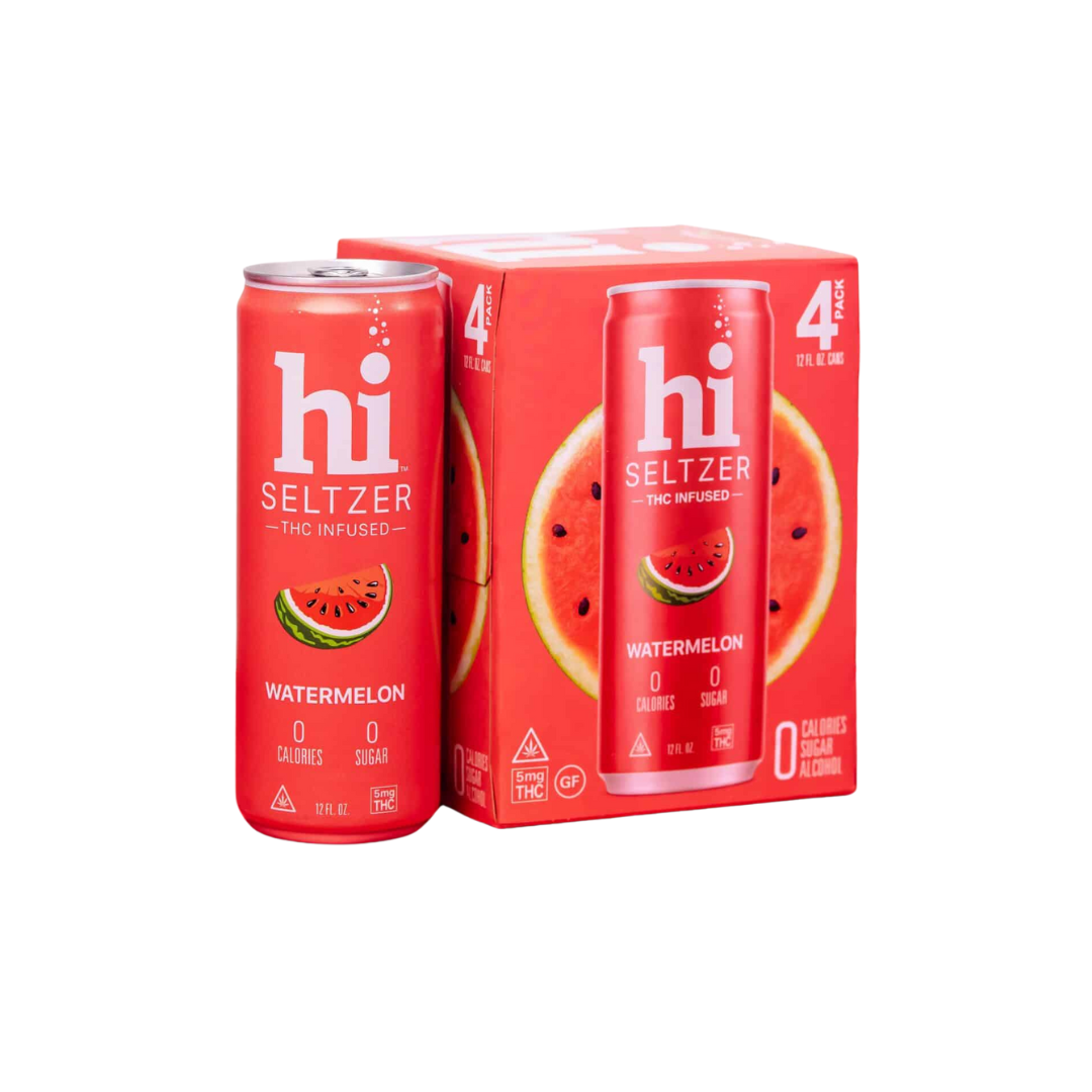 Hi Seltzer | 5mg Watermelon 4pk