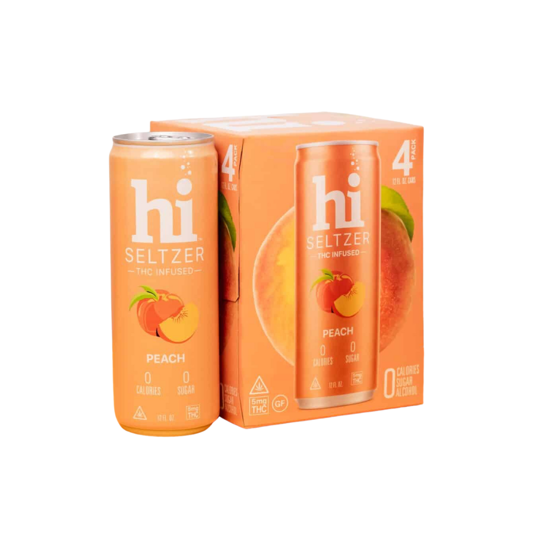 Hi Seltzer | 5mg Peach 4pk