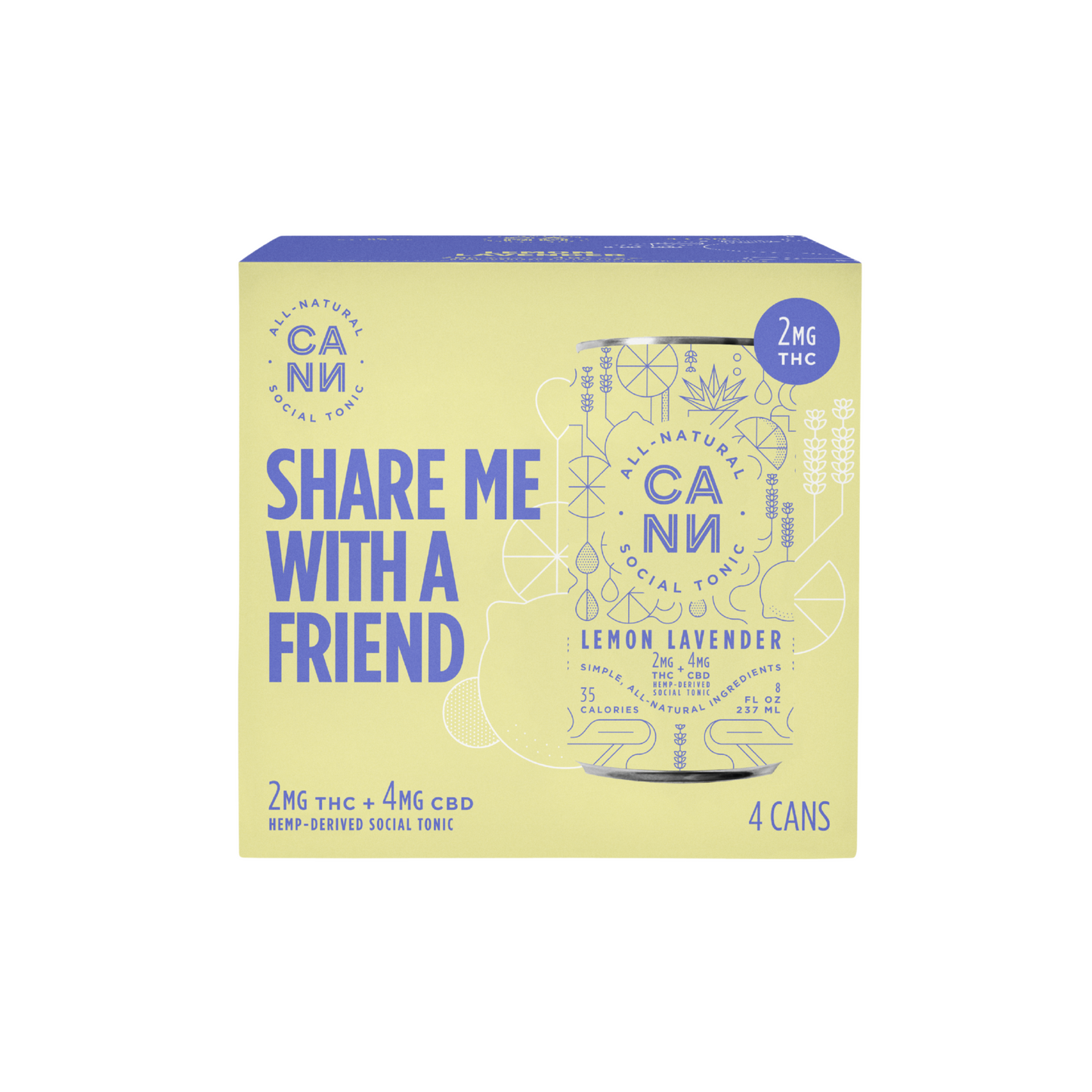 CANN | 2mg Lemon Lavender 4pk