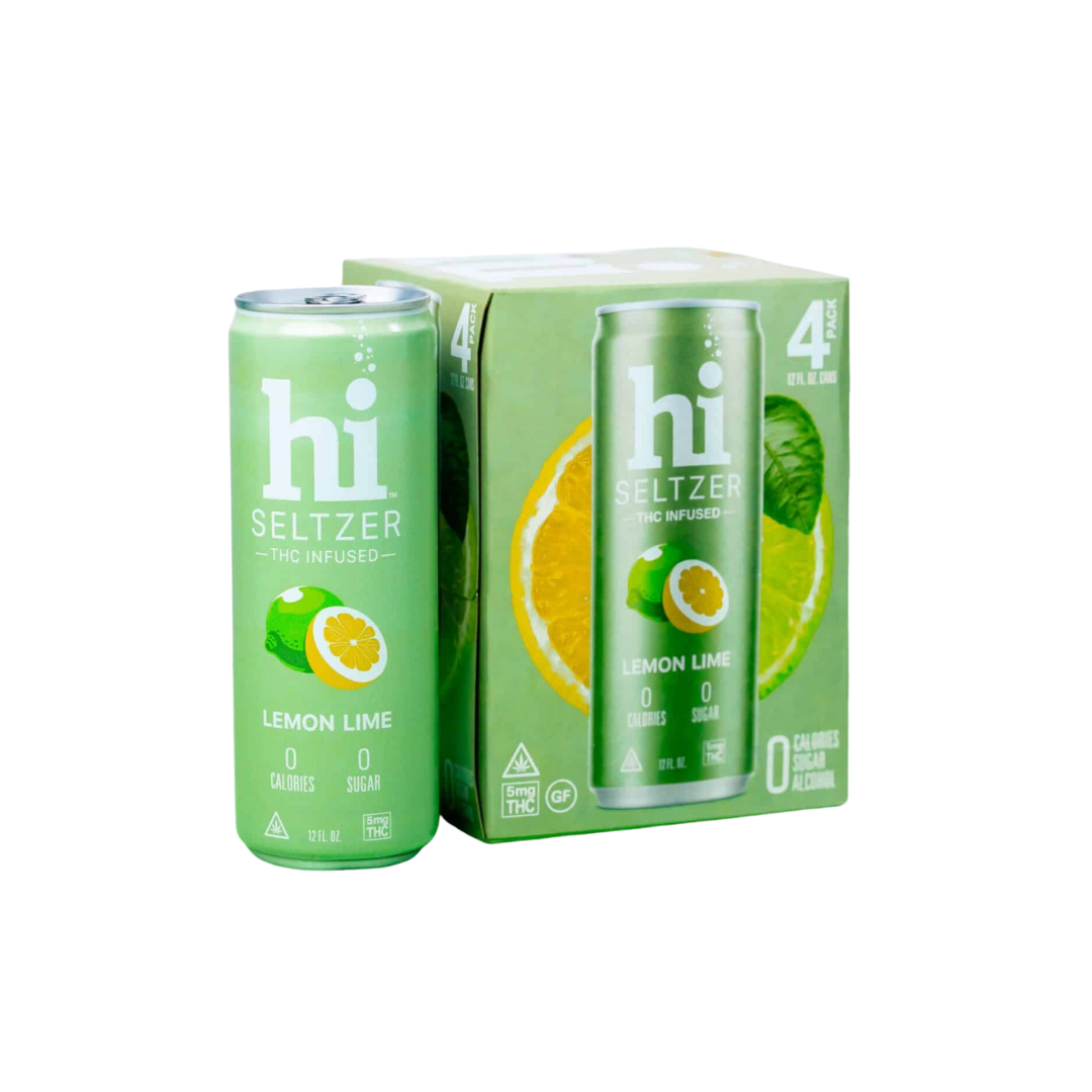 Hi Seltzer | 5mg Lemon Lime 4pk