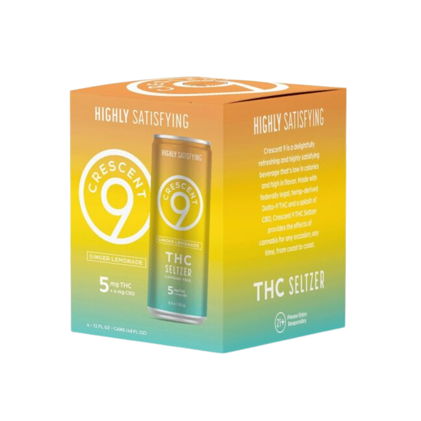 Crescent 9 | 5mg Ginger Lemonade 4pk