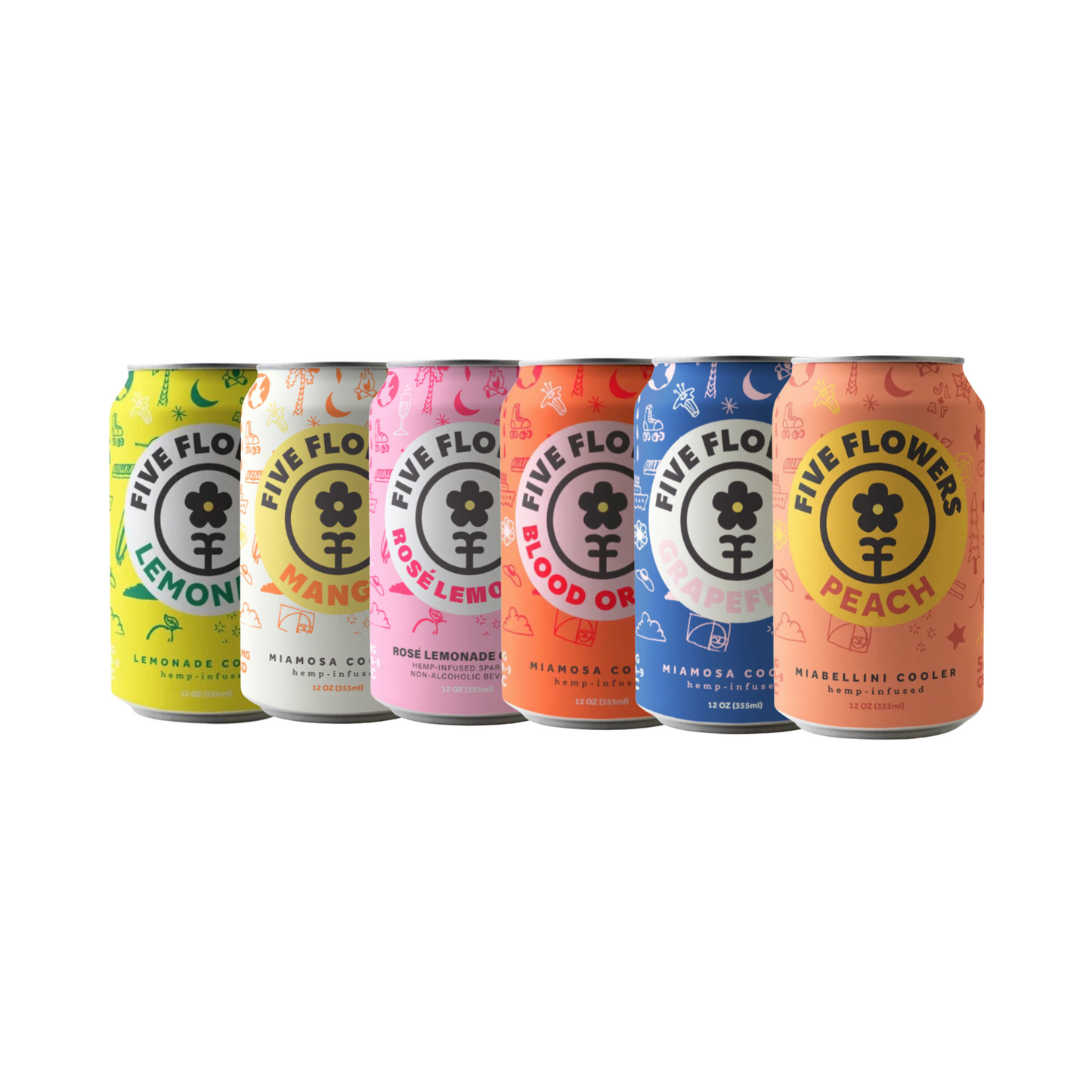 Five Flowers Sampler