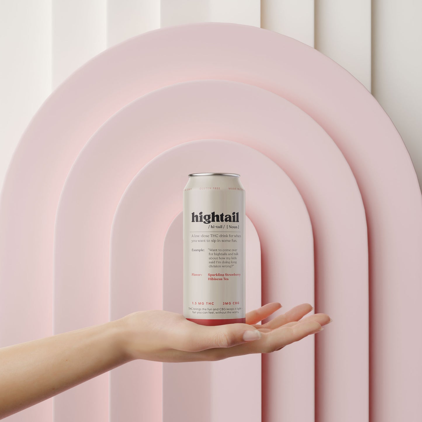 Hightail | 1.5mg Sparkling Strawberry Hibiscus Tea 4pk