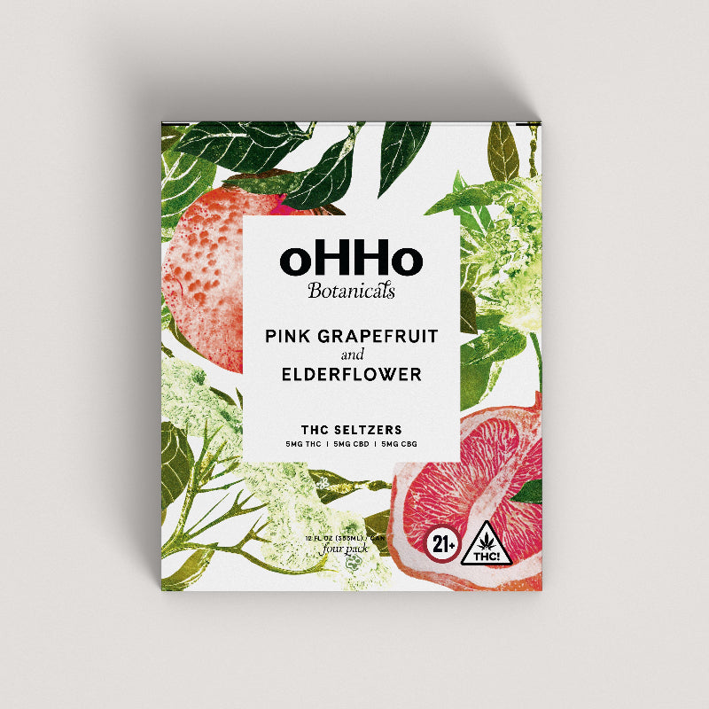 oHHo | 5mg Pink Grapefruit & Elderflower 4pk