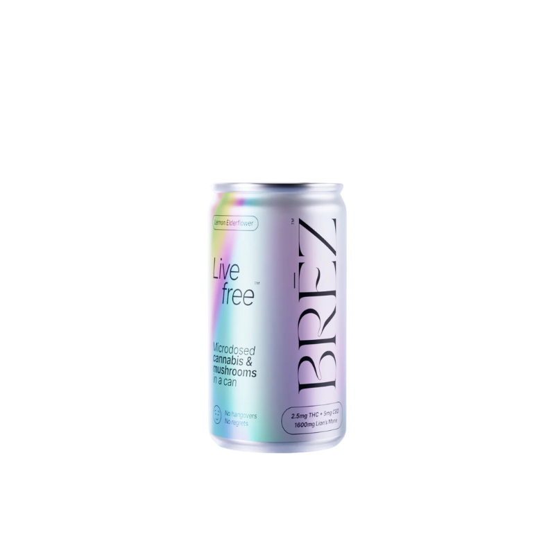 BRĒZ | 2.5mg Lemon Elderflower Social Tonic