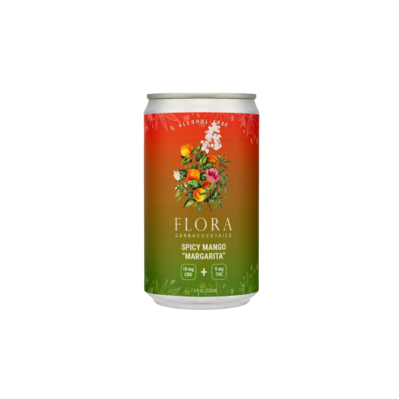 Flora Hemp Spirits Spicy Mango Margarita