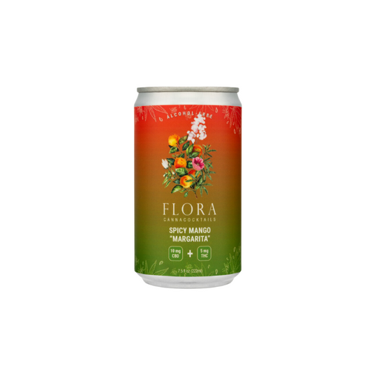 Flora Hemp Spirits Spicy Mango Margarita