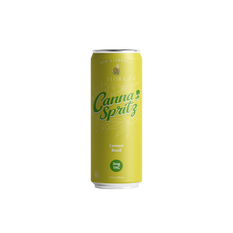 Flora Hemp Spirits Lemon Basil CannaSpritz