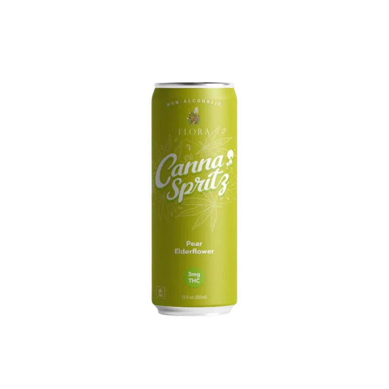 Flora Hemp Spirits Pear Elderflower CannaSpritz