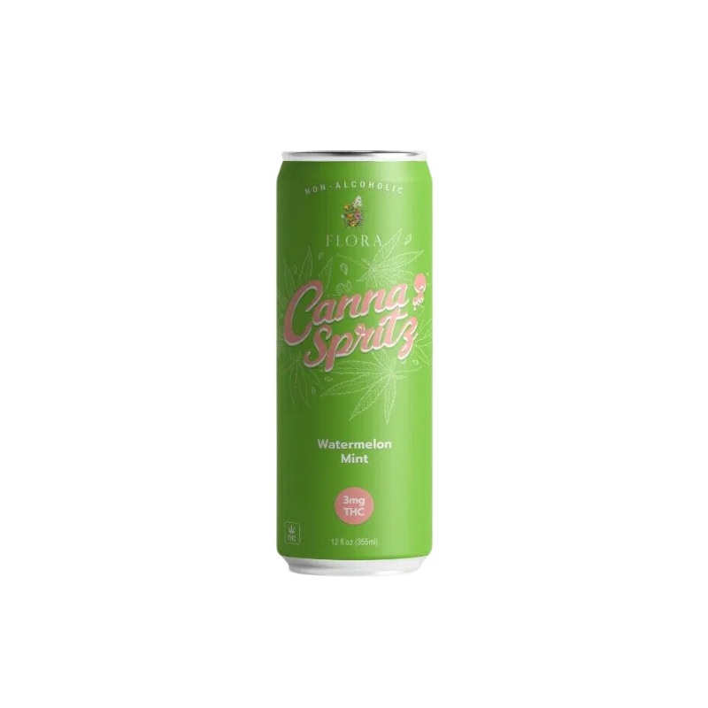 Flora Hemp Spirits Watermelon Mint CannaSpritz