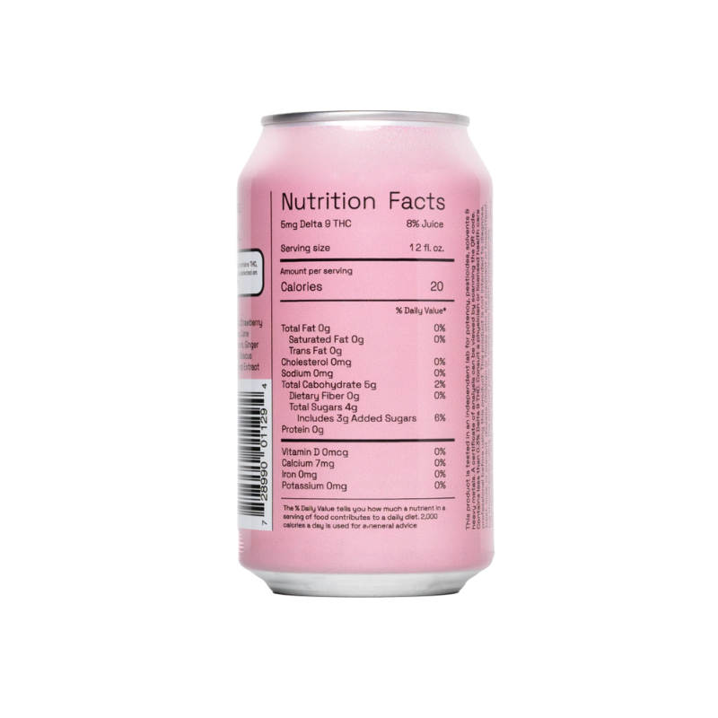 Cali Sober THC Berry Ginger Fizz