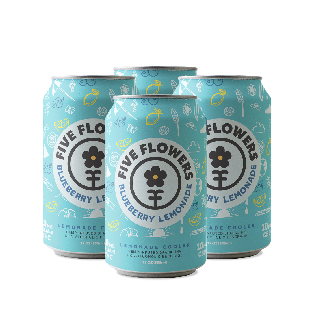 Five Flowers | 10mg Blueberry Lemonade 4pk