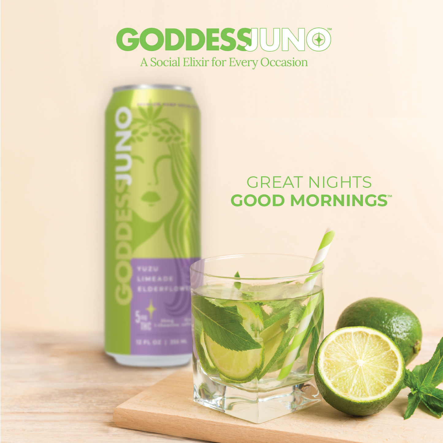 Goddess Juno | 5mg Yuzu Limeade Social Elixir