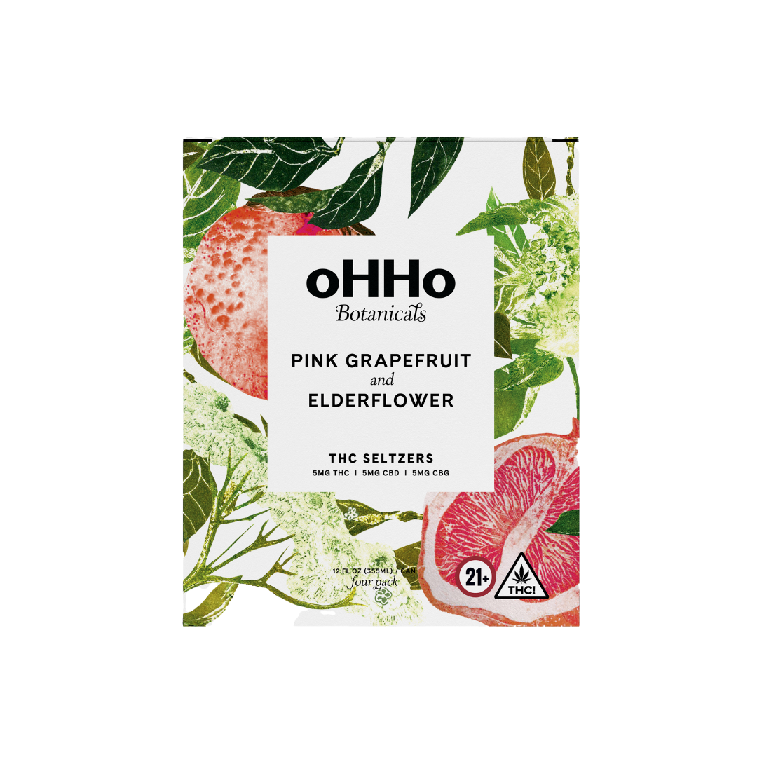 oHHo | 5mg Pink Grapefruit & Elderflower 4pk