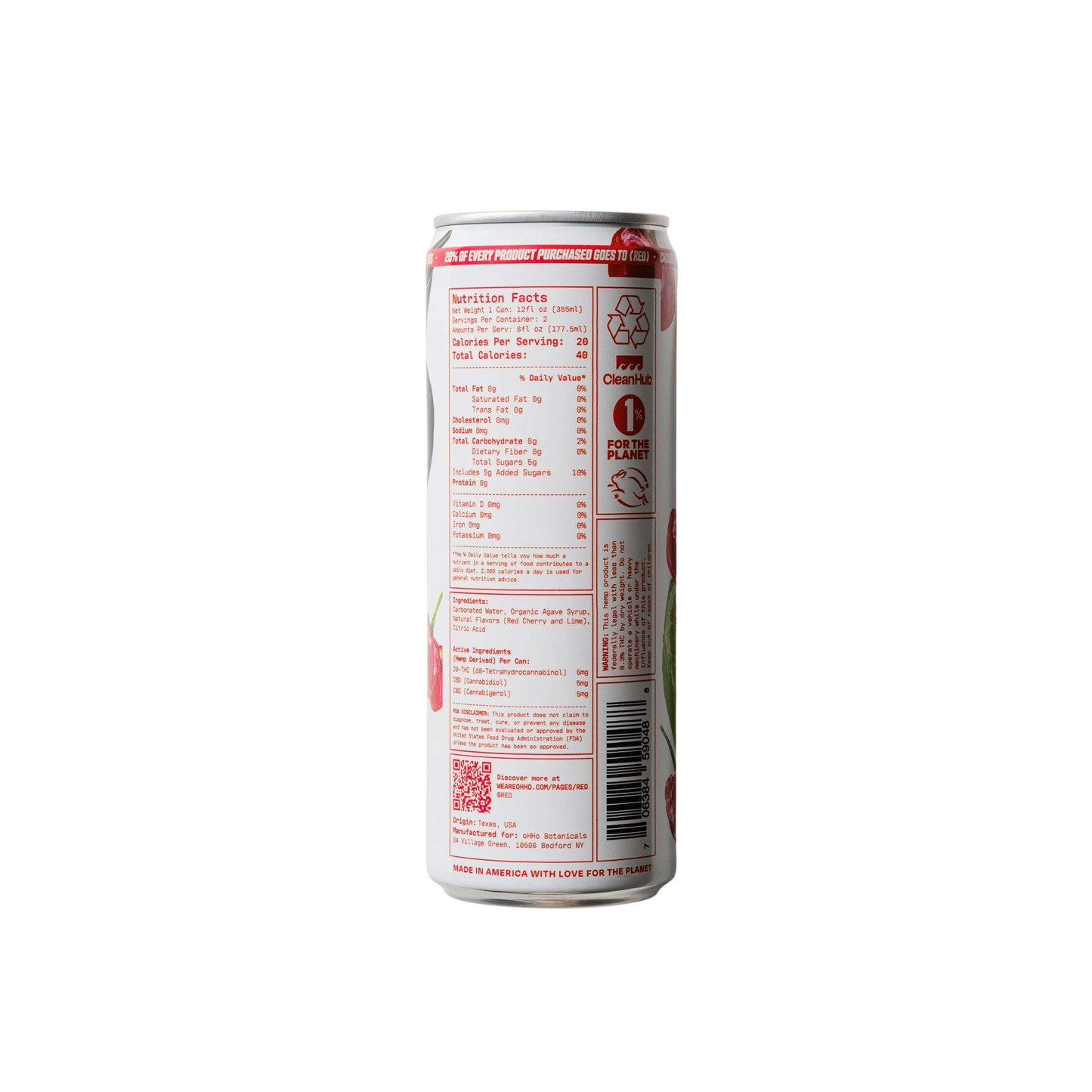 oHHo | 5mg Red Cherry & Lime