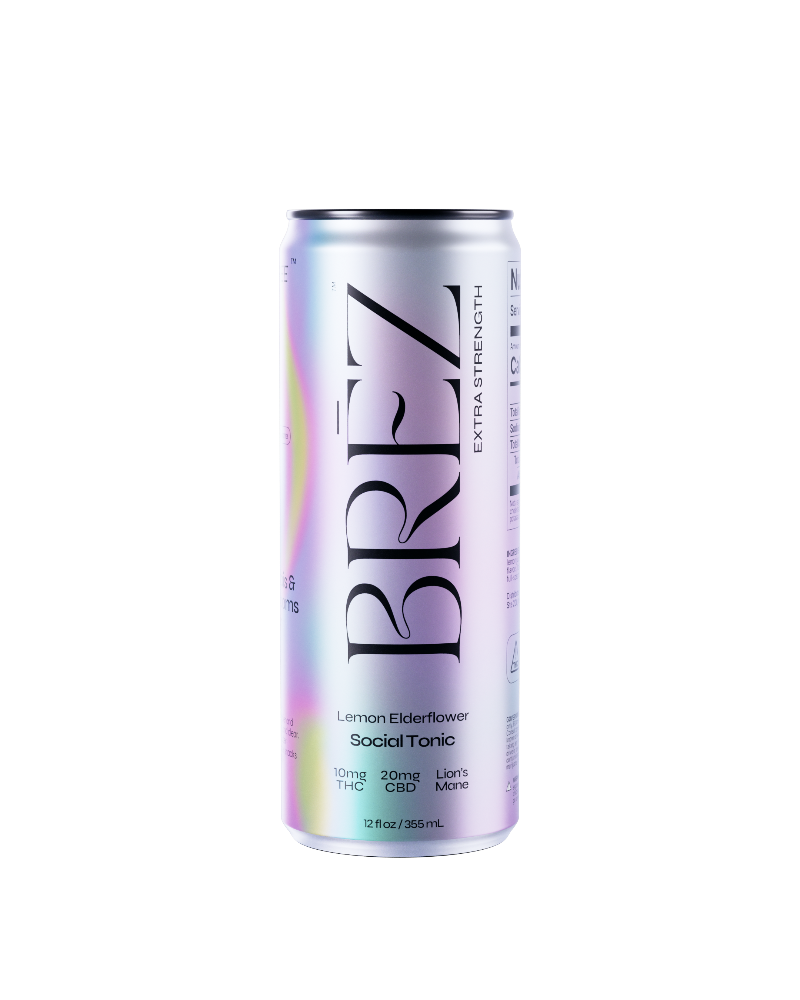 BRĒZ | 10mg Lemon Elderflower Social Tonic