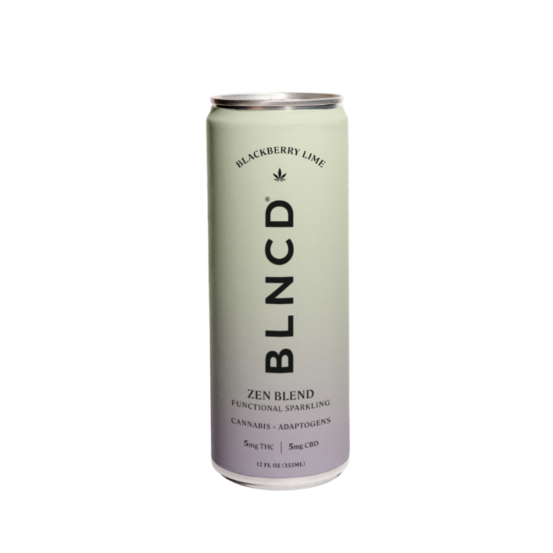 BLNCD blackberry lime cannabis beverage at sechey