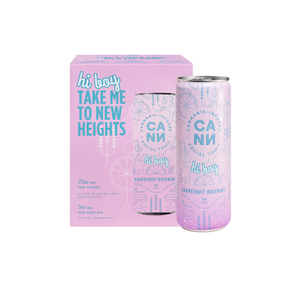 CANN Hi Boy | 5mg Grapefruit Rosemary 4pk