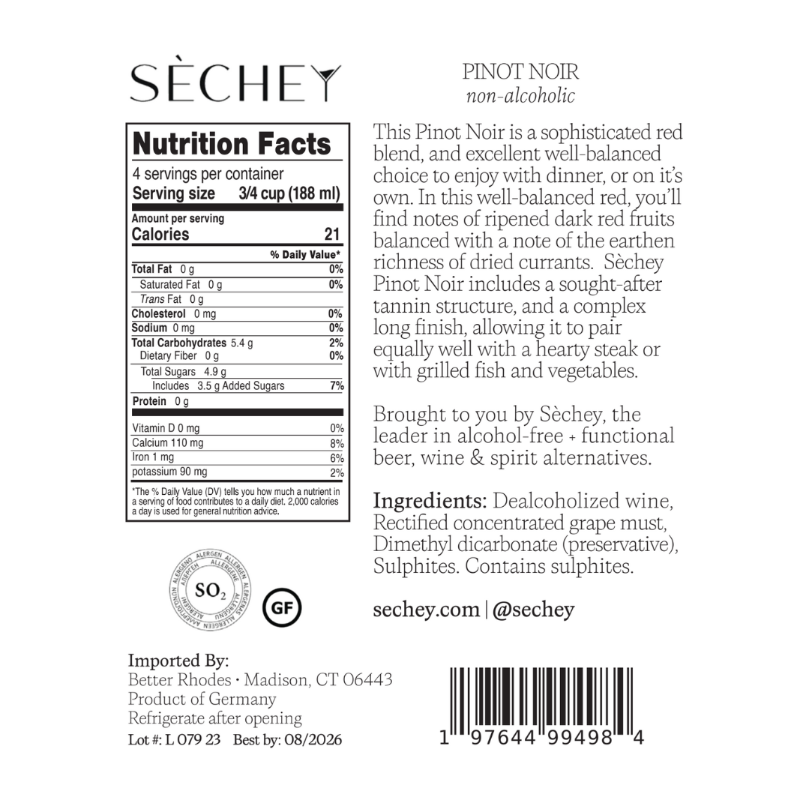 Sèchey Non alcoholic Pinot Noir