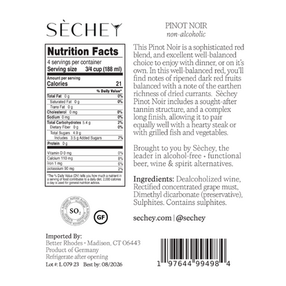 Sèchey Non alcoholic Pinot Noir