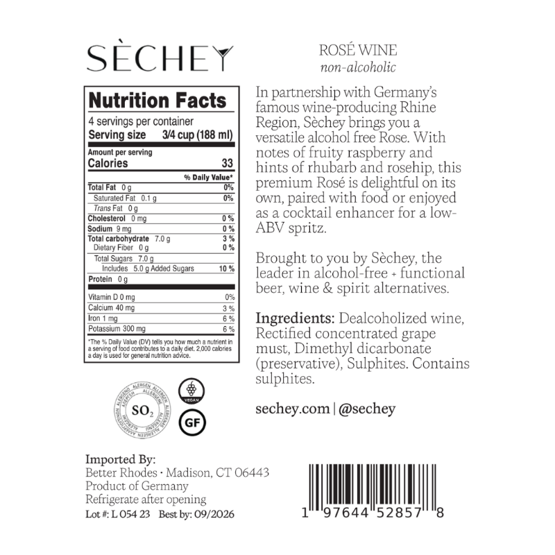 Sèchey Non Alcoholic Still Rosé