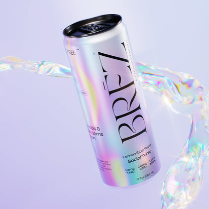 BRĒZ | 10mg Lemon Elderflower Social Tonic