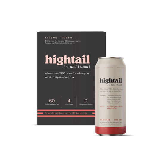 Hightail | 1.5mg Sparkling Strawberry Hibiscus Tea 4pk