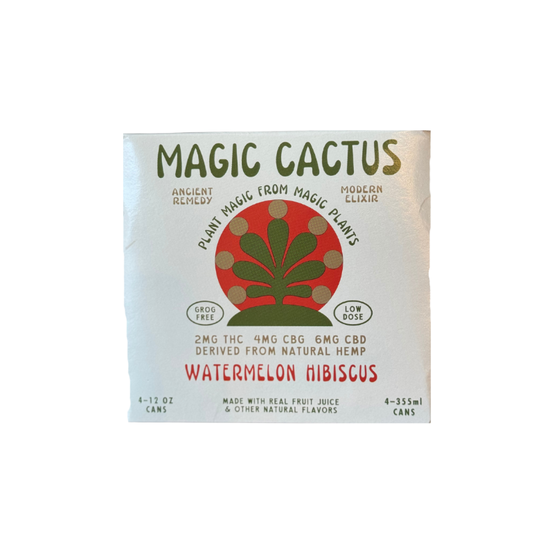 Magic Cactus | 2mg Watermelon Hibiscus 4pk