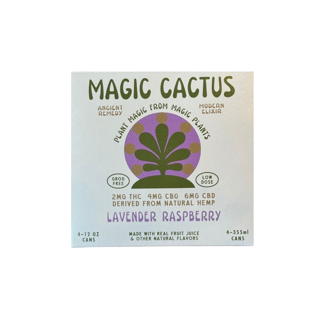 Magic Cactus | 2mg Lavender Raspberry 4pk