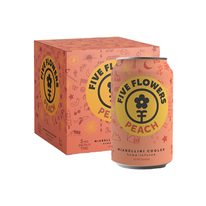 Five Flowers | 5mg Peach 4pk