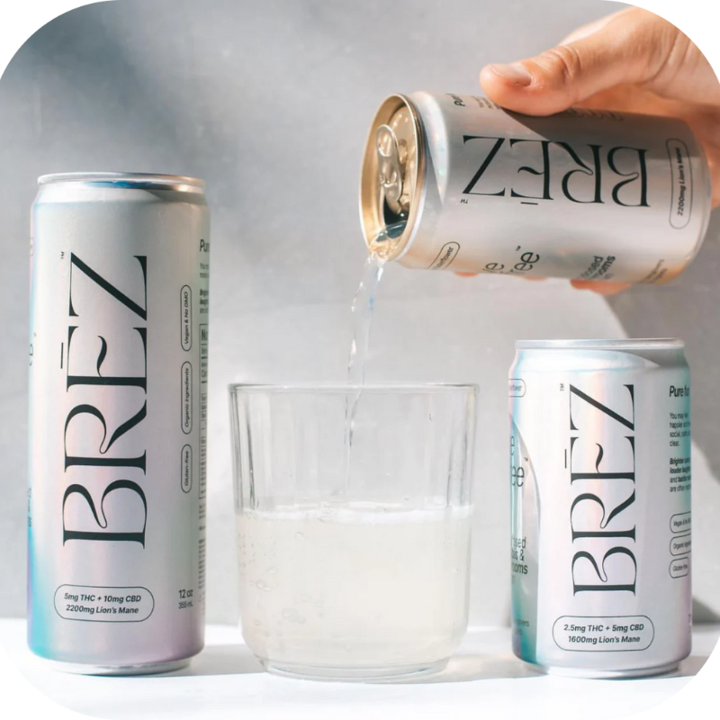 BRĒZ | 5mg Lemon Elderflower Social Tonic