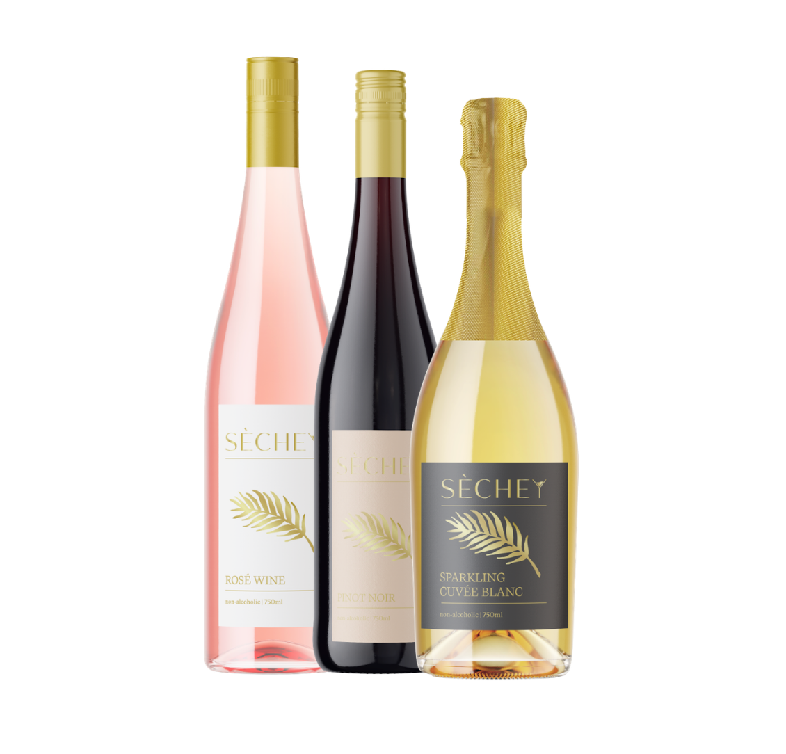 Signature Alcohol-Free Premium Wine Bundle – 3 Bottles