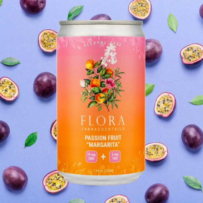 Flora Hemp Spirits Passion Fruit Margarita