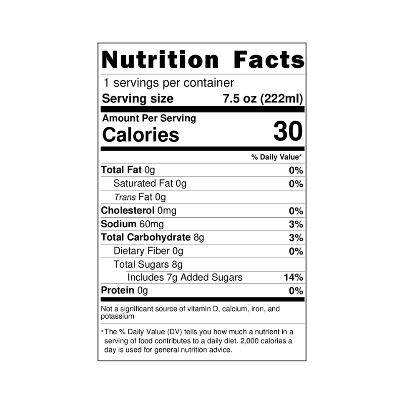 Nutrition Facts