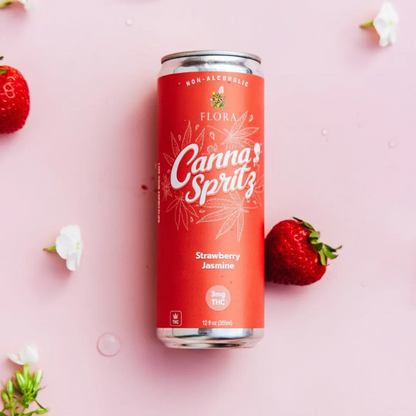 Flora Hemp Spirits Strawberry Jasmine CannaSpritz