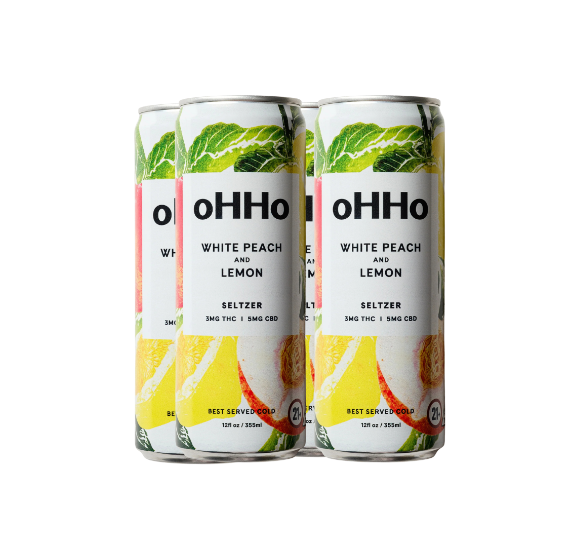 oHHo | 3mg White Peach & Lemon 4pk