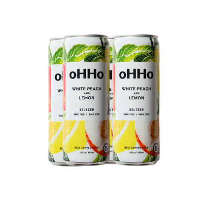 oHHo | 3mg White Peach & Lemon 4pk