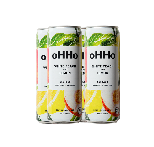 oHHo | 3mg White Peach & Lemon 4pk