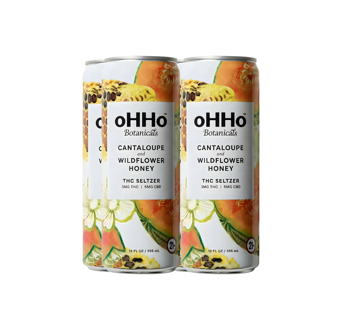oHHo | 3mg Cantaloupe & Wildflower Honey 4pk