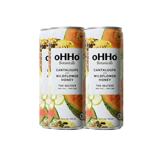 oHHo | 3mg Cantaloupe & Wildflower Honey 4pk