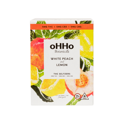 oHHo | 5mg White Peach & Lemon 4pk